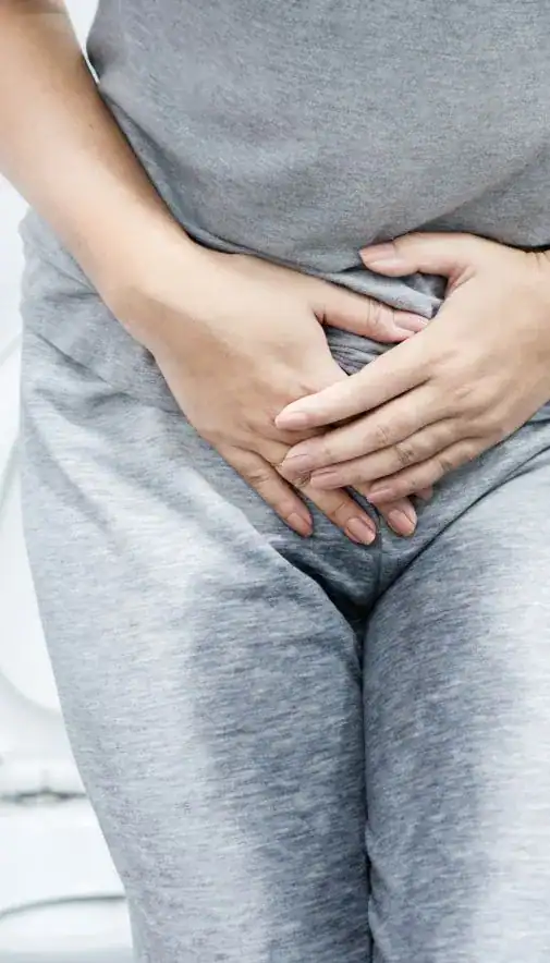 Image of woman had accident and needing stress incontinence treatment Newcastle upon Tyne